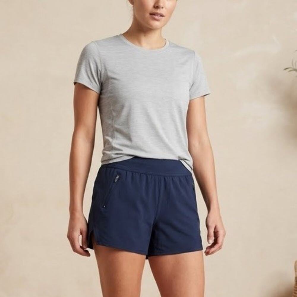 Beach House Casual SKORTS/Swim SHORTS- Sz 16 Zip Side Pockets, Navy w/Side Slits